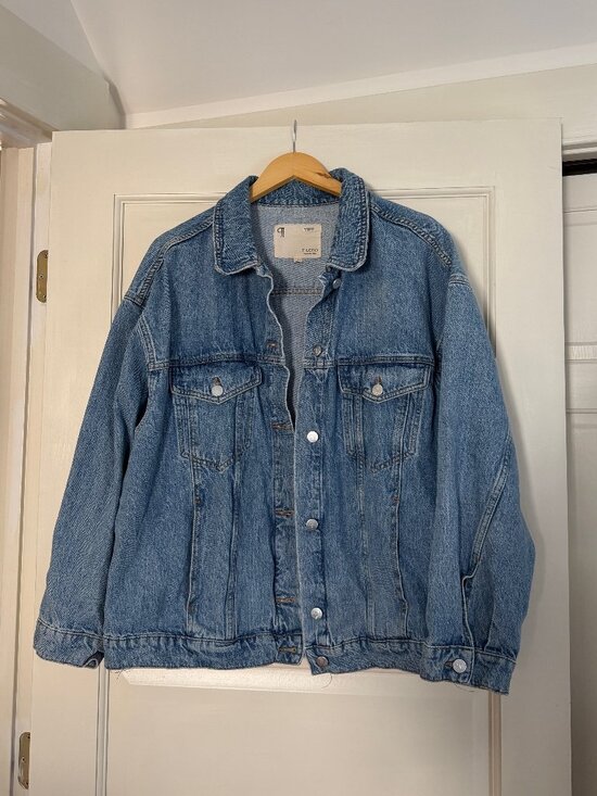 Pilcro Jackets & Blazers - Pilcro Light Blue Denim Jean Jacket